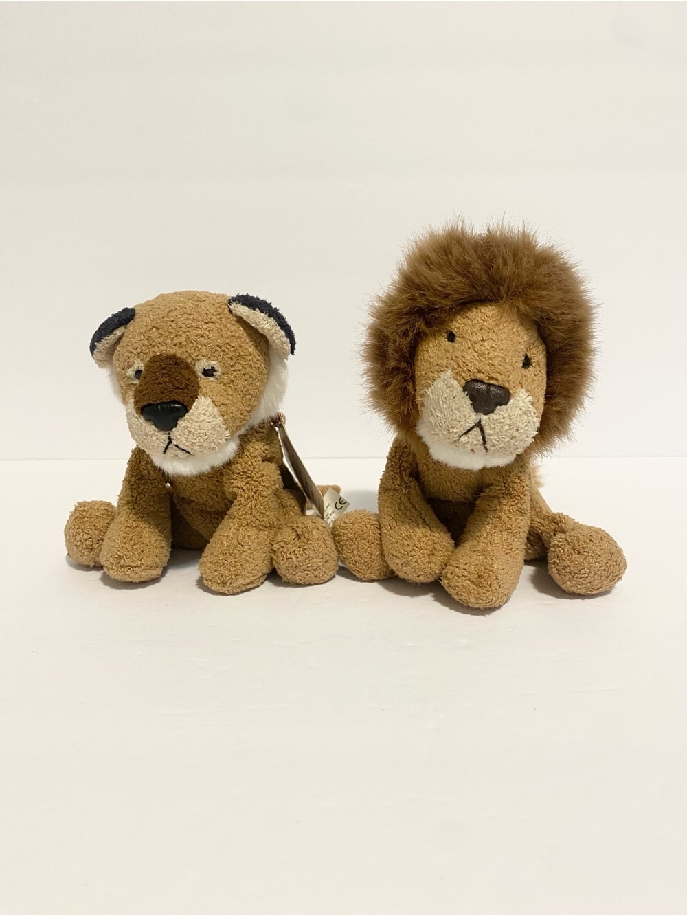 Russ Berrie Luv Pets Lion Lot Bean Bag Plush 5” Safari Zoo Jungle Toy Small